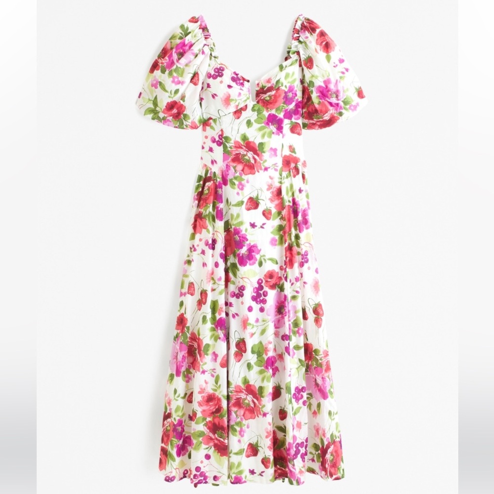 Petite Floral maxi dress from Abercrombie NWT XSP